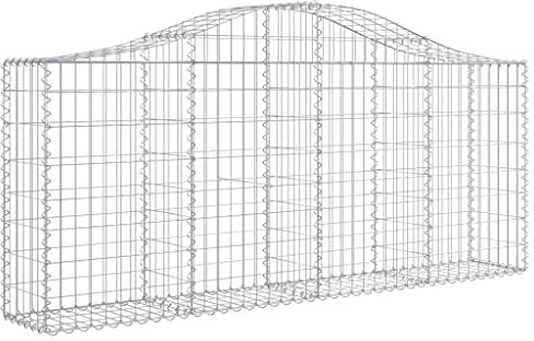 Panier de gabions arqué 200x30x80 100 cm Fer galvanisé