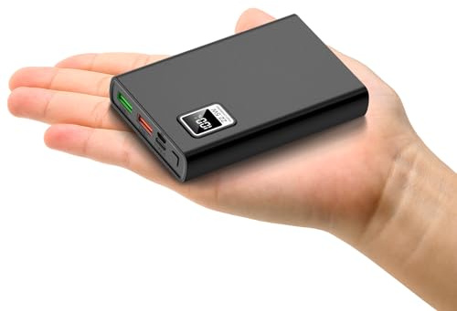 Power Bank 10000mAh, Smallest Fast Charging Mini Portable Charger,USB C Input and Output Battery Pack for iPhone 15/14/13, Samsung, Xiaomi and More (10000 mah)