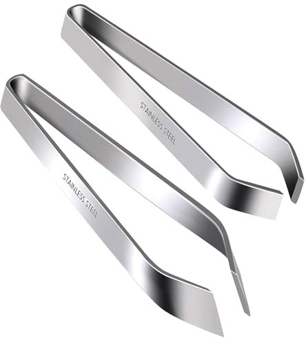 NIYATA Pince Arrete Poisson, Pince a Chiqueter,Pince pour Aretes de Poisson,Bouches plates et Biseautées,11CM 12CM,pour Enlever les Arêtes de Poisson,les ECailles de Poisson