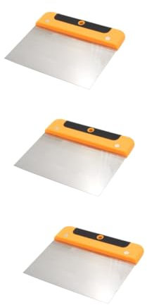jojofuny 3piezas Rascador De Acero Inoxidable Para Cocina Herramienta Duradera y Ergonómica Para Limpieza y Remodelación