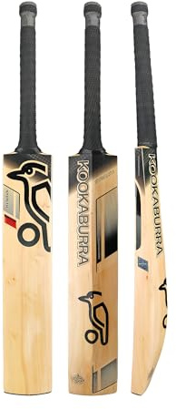 Kookaburra Stealth Max Cricketschläger, kurzer Griff, Schwarz