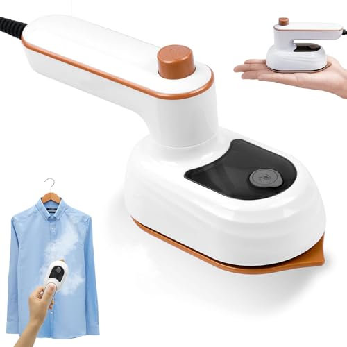 Idota Ferro da stiro a vapore, mini ferro da stiro pieghevole, da viaggio, mini leggero, ferro da stiro a vapore, riscaldamento rapido, stiratura a secco e a umido, ferro da stiro da viaggio per casa