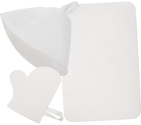 WEKADRIN Sauna Cap Glove Set for Women Felt Sauna Hat for Men to Protect Hair Accessories for Bathroom Spa Use