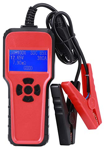 AE1801 Analyseur de batterie numérique automobile pour voiture, testeur de capacité de batterie, outils de diagnostic, testeur de batterie professionnel 12 V avec écran LCD pour