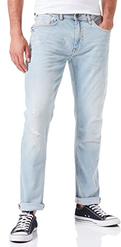 BLEND 20714168 Jeans, 200290/bleu Denim Clair, 32 W/34 L Homme