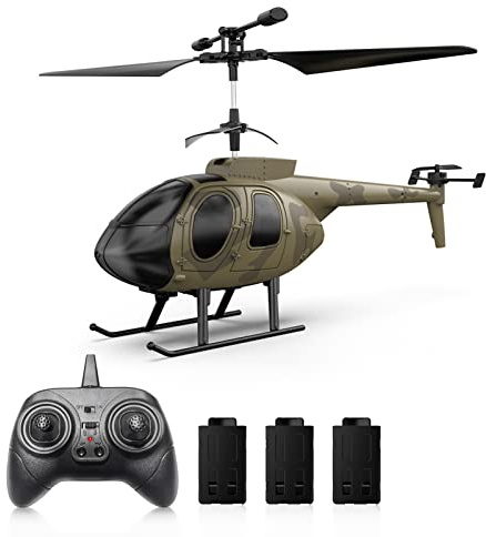 GoolRC RC Helicopter Remote Control Helicopter Toys for s 2.4GHz RC Drone Remote Control Plane Gyro Stabilization RC Airplane Altitude Hold Toy Gift for s s Adults 3 Batteries