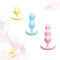 Quintrost Plug Anali in Silicone 3 Pezzi, Plug Anale Set da Donna Uomo Esperti e Principianti, Butt Plug Plug Anale Set per Giocattolo Erotico, SM Sex Toys