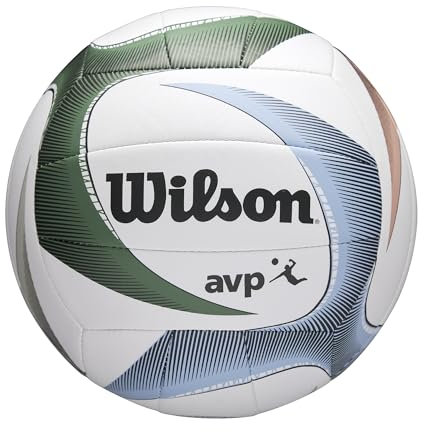 Wilson AVP PXL Volleyball, Weiß/Blau/Grün