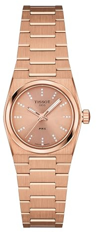 Tissot PRX Quartz 25mm, Swiss Quartz Watch for Women, Stainless Steel Case, T1370103350600