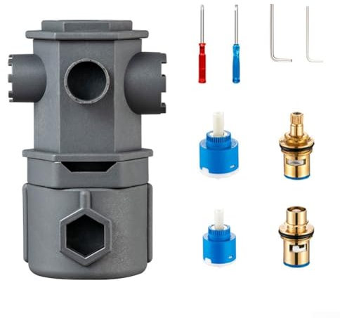 Multifunktionales Schraubenschlüssel-Set für Wasserhahn-Reparatur, 16 Werkzeuge in 1 für einfache Sanitär-Reparaturen und Installationen