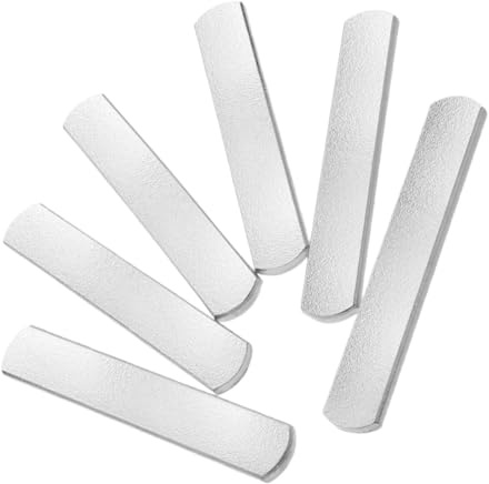 GOOHOCHY Placas De Acero Para Entrenamiento De Fuerza 6 Piezas 15x2,5x0,6 Cm 0,2 Kg Cada Una Equipo Fitness Peso Para Culturismo Ejercicio y Desarrollo Muscular