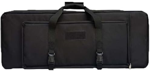 JuanNest Táctica Bolsa para Doble Rifle,Fundas para Armas Largas Bolsa De Rifle,Mochila para Carabina para Caza Y Pesca,Impermeable,Airsoft Armas Bolsa,Capacidad para 2 Rifles Y 2Pistolas C,24in/60cm