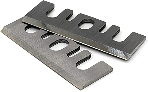 Gancon Lames de rabot - Lames de couteaux à raboter à main HSS 3-1/4' réaffûtables, pour Hitachi P20ST, P20SF, P20SB, P20A, FP20SA, 2 pièces