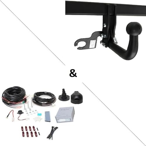 Attelage Compatible avec Renault Clio V y Compris AD-Blue & Hybrid (04/19-) Col de Cygne + Faisceau Universel 7 Broches + boitier électronique - GDW