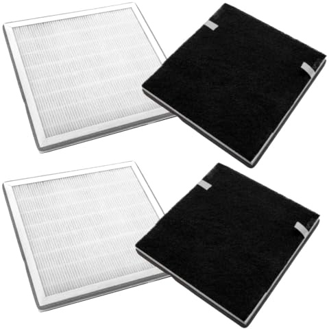 2 x Trade-Shop filterset (förfilter HEPA-filter aktivt kolfilter) för Beurer LR200 LR-200, LR210 LR-210 ersätter 660.04/Luftrenare lufttvätt