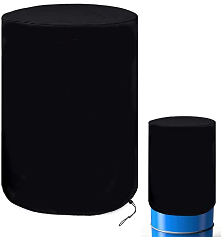 Copertura per Barile da Pioggia 200L,Ø65 H-95cm Coperchio Del Serbatoio Dell'acqua per Barile di Pioggia Resistente alle Intemperie con Coulisse,per Serbatoio dell'acqua,Griglie e Altri Mobili