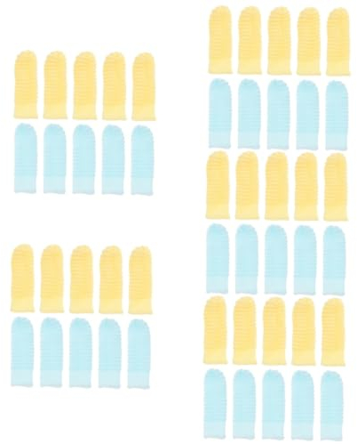 Supvox 5er-sets Hundezahnbürsten Haustierzahnbürstenhandschuh Plaque-off Für Hunde Zahnbürste Für Katzen Fingerbürste Für Hundezähne 10 Stück * 5