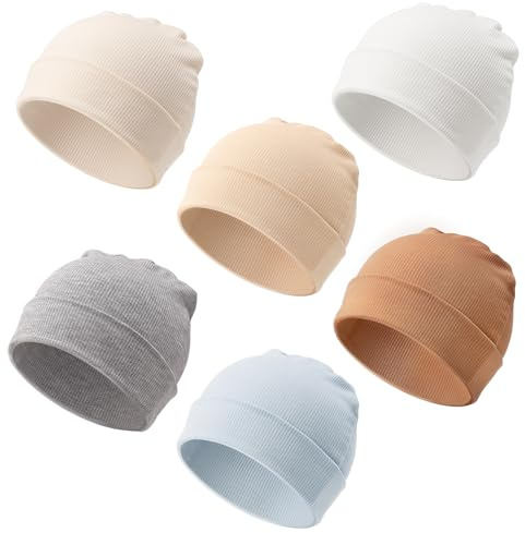 DRESHOW Bébé Bonnet Nouveau-né Bambin Doux Mignon Tricoté Chapeau pour Bébés Unisexe Bonnets de Chapeau Hôpital Chaud pour Child Garçons et Filles 3-24 Mois