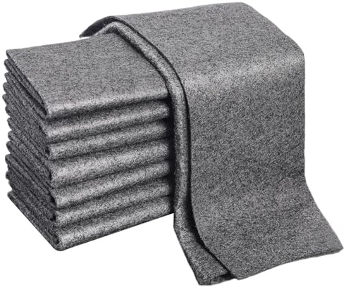 EPCDBBRT 8-Piece Glass Cleaning Cloth, Microfiber Glass Cloth, Desktop Wipe, Multipurpose Cloth, Thickened Absorbent Cleaning Cloth, Reusable Cleaning Cloth