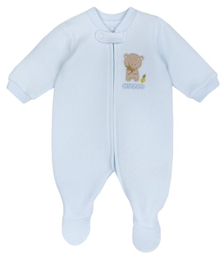 Chicco, Tutina Neonato e Neonata in Morbido Tessuto, con Comoda Apertura Frontale, Ideale per l'Inverno, Abbigliamento Bambino e Bambina 0-24 Mesi, Designed in Italy