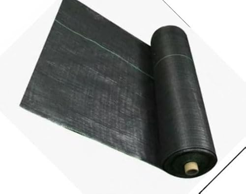 HXWZUGFTW Tela antihierbas de Alta Resistencia - Membrana de Cobertura for huertos - Tela Permeable de 90 g/m² for el Control de malezas(0.6mx10m)