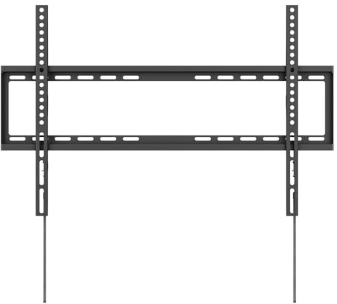 NANOOK Massivt TV-väggfäste 10–80 cm | Ultraplatt och extra stabil | VESA upp till 600 x 400 | Lastkapacitet upp till 75 kg | Lämplig för alla vanliga TV-apparater | Inkl. monteringsmaterial | enkel
