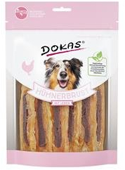 Dokas Dog Hühnerbrust mit Leber für Hunde als Belohnung 8 x 220g