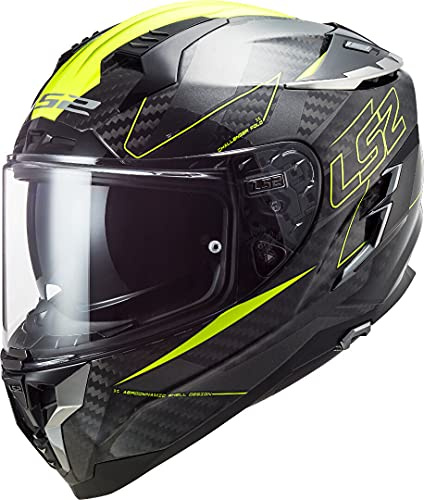 LS2, Casque Integralhelm Challenger Fold, HV Gelb, S