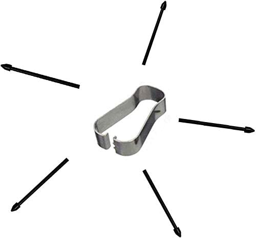 5X Ersatzspitzen für Samsung Galaxy Tab S10 /S10+/S10 Ultra/ S9 FE/FE+/Tab S9 + Plus Ultra/Tab S8 + Plus Ultra/Tab S7 + Plus / S7 FE/Tab S6 / S6 5G / S6 Lite Tablette Stylus S Pen Spitzen Schwarz