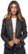 Tazzio Lederjacke Damen Echtleder Jacke im Biker Look mit coolen Zipper-Details & Reverskragen F506 (L, Braun)