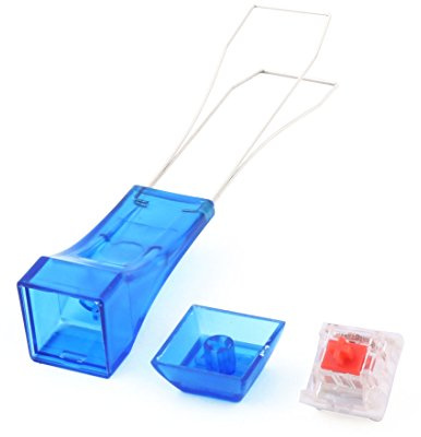 Ruilogod Steel Wire Key Cap Remover Keycap Red Switch Puller for Mechanical Gaming Keyboard