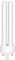 18W Compact Fluorescent Lamp 4-Pin, G24q-2 Warm White 2700K, 1200LM, 2U Double Turn Tube Energy Saving Lamp, 240V PLC CFL Light Bulb, Non-Dimmable, Suitable for Corridor, Bathroom, Bedroom, 1 Pack