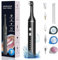 Tooth Polisher Plaque Remover for Teeth, Teeth Stain Remover Teeth Cleaning Plaque Stain Removal whitening Yellow Teeth with 5 Modes, Tooth Stain Remover with 5 Heads & 3 Toothpaste