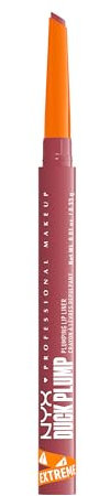 NYX Professional Makeup - Crayon à Lèvres Repulpant - Jusqu'à 10h de Tenue - Enrichi en extrait de Piment et de Gingembre - Plumping Lip Liner - Fini Mat - Duck Plump - Teinte : Pinkjection