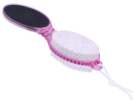 Raspa per Piedi Doppia Faccia in Pietra Pomice Pp Rosa