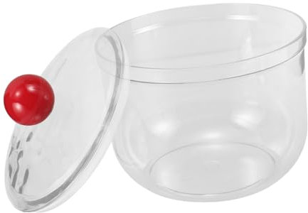 GLEAVI Frascos De Herméticos Organizador De Almacenamiento Tarro Con Tapa Transparente Para Palillos Algodón Para Cocina Baño Organizador De Lavandería