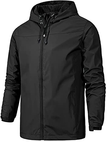 Vestes De Sport Homme Veste Ski Homme Grande Taille Baseball Blouson Printemps Imperméable Hiver Cargo Zippée Mi Saison Intérieur Sport Tenue 11#Noir 5XL