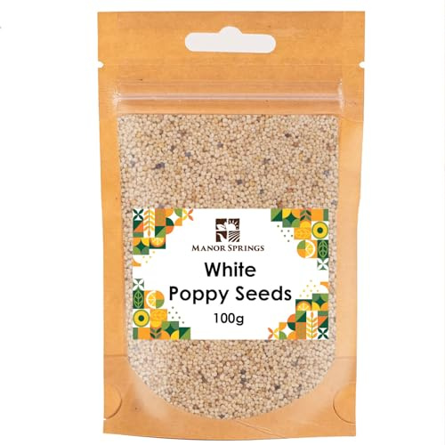 White Poppy Seeds 100g by Manor Springs