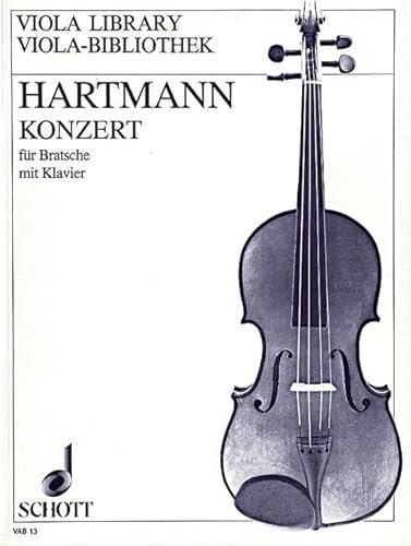 Konzert für Bratsche mit Klavier: begleitet von Bläsern und Schlagzeug. Bratsche, Klavier, Bläser und Schlagzeug. Klavierauszug mit Solostimme. (Viola-Bibliothek)