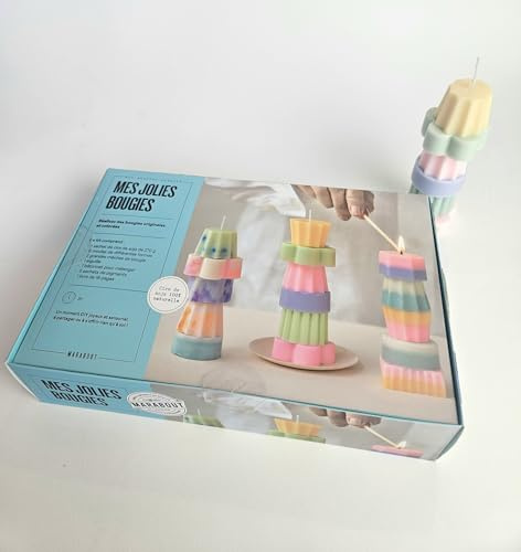 Kit mes jolies bougies: Réalisez des bougies originales et colorées