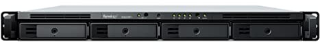 Synology RS822RP+ 4-Bay RackStation NAS AMD Ryzen V1500B 2GB RAM 4xRJ-45 1GbE LAN-Port, ohne HDs