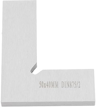 Escuadra de Maquinista, Duradera, de Alta Precisión, Fácil de Escribir, Escuadra de Carpintero, 50 X 40 Mm, ángulo Recto para Marcar