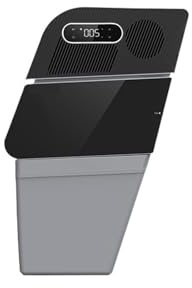 Refrigerador de coche for maletero izquierdo de 15L, refrigeración por compresor, Mini nevera de viaje, refrigeración de almacenamiento, Compatible con Tesla modelo Y 2019-2023 ( Color : Dark Night Bl