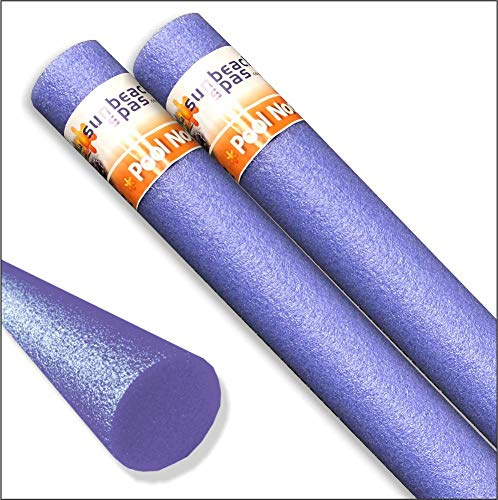 Sunbeach Spas Pool Noodle Water Aid Foam Float - Purple Double Pack