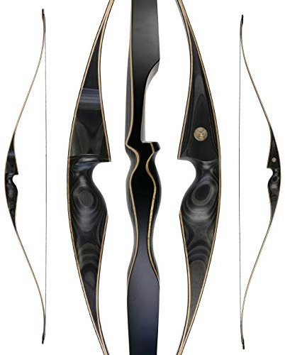 Jackalope Hybridbogen Obsidian One Piece 64 Zoll 25-50 lbs Linkshand (35 lbs)