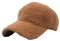 Warme Winter-Fuzzy-Baseball-Mütze, Damen, Herren, flauschig, Fleece, Lammwolle, Basellball-Mütze, Caramel, Einheitsgröße