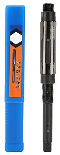 Nikou Adjustable Reamer, 6 Flute 64mm Length 9SiCr Hand Reamer 21-23mm Adjustment Range Milling Cutter Tool for Metal