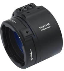 Rusan Modular Adapter MAR-FX für Wärmebild- und Nachtsichteräte mit 3-facher Verschraubung - für Zieloptik/Zielfernrohr BZW. Vorsatzgerät (Wärmebildkamera/Nachtsuchtgerät) - schussfest (62 mm)