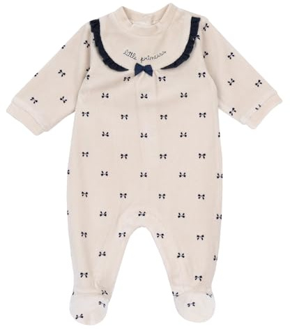Chicco, Grenouillère Bébé Fille en Chenille Chaude et Douce, avec Ouverture Pratique à l'entrejambe, Idéale pour l'hiver, Vêtements Bébé 0-24 Mois, Designed in Italy