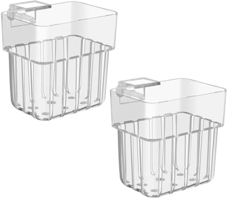 MiOYOOW akvarium växthållare, hängande akvarium växtkruka transparent akvarium planterare kopp för akvarieväxter dekorationer
